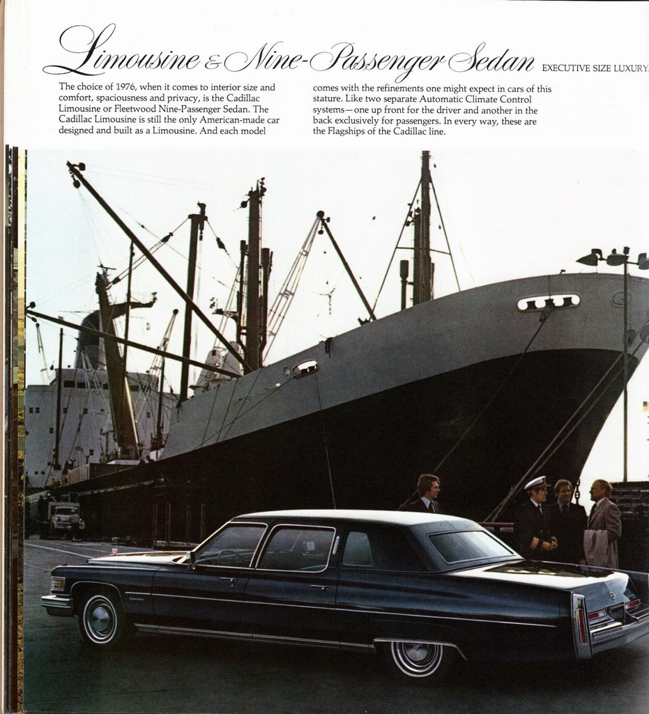 1976 Cadillac Full-Line Prestige Brochure Page 15